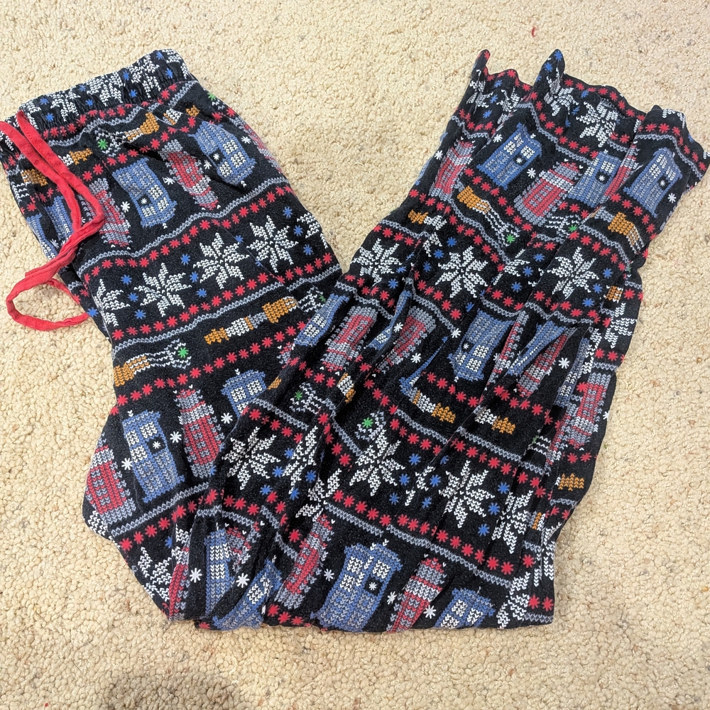 Festive Patterned Pajama Pants